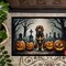 Edge Collections - 24" x 36" - Multicolor - Bloodhound Spooky Halloween Doormat Indoor Outdoor Rug - 1 Piece